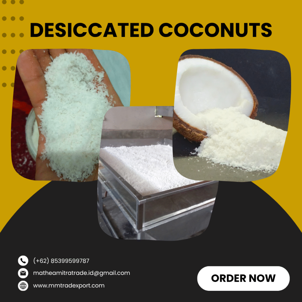 Desiccated coconut